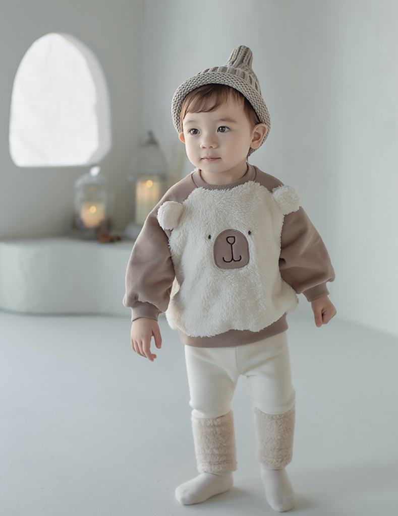 Toddler in Ancho Fleece Lined Baby Sweatshirt