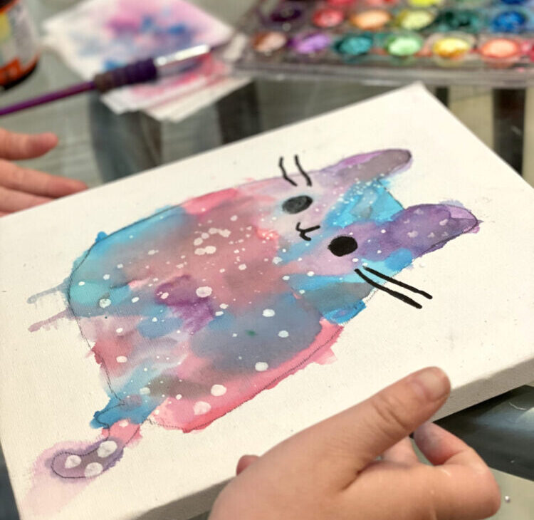 cat painting
