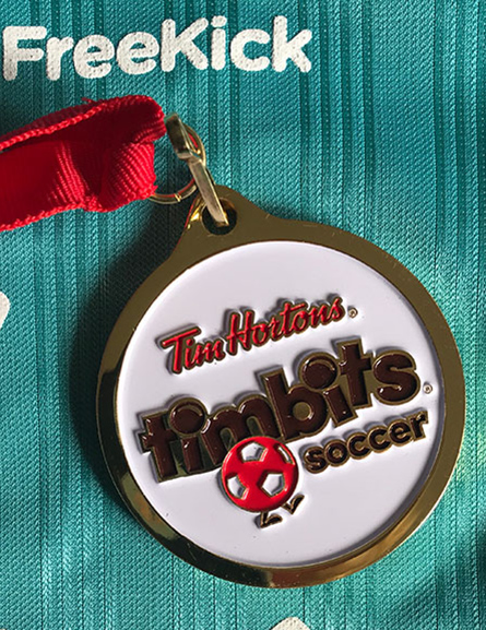 tim horton timbits soccer medal