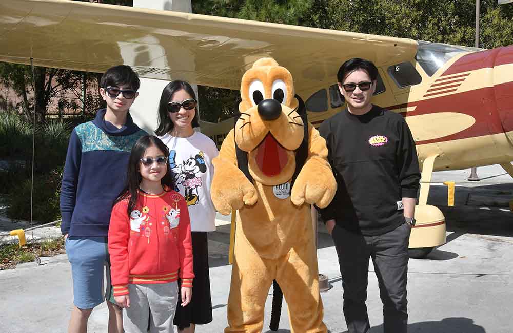 Disneyland Photo with Pluto