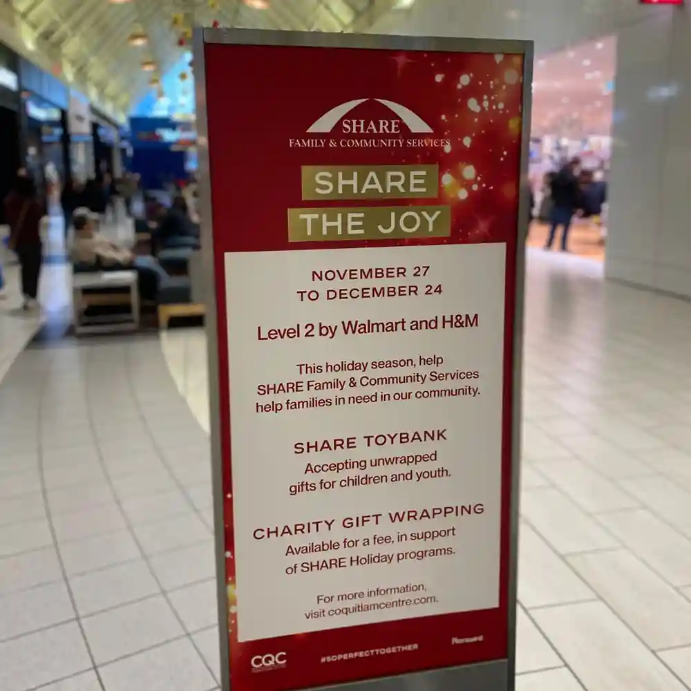 Coquitlam Mall Toy Drive