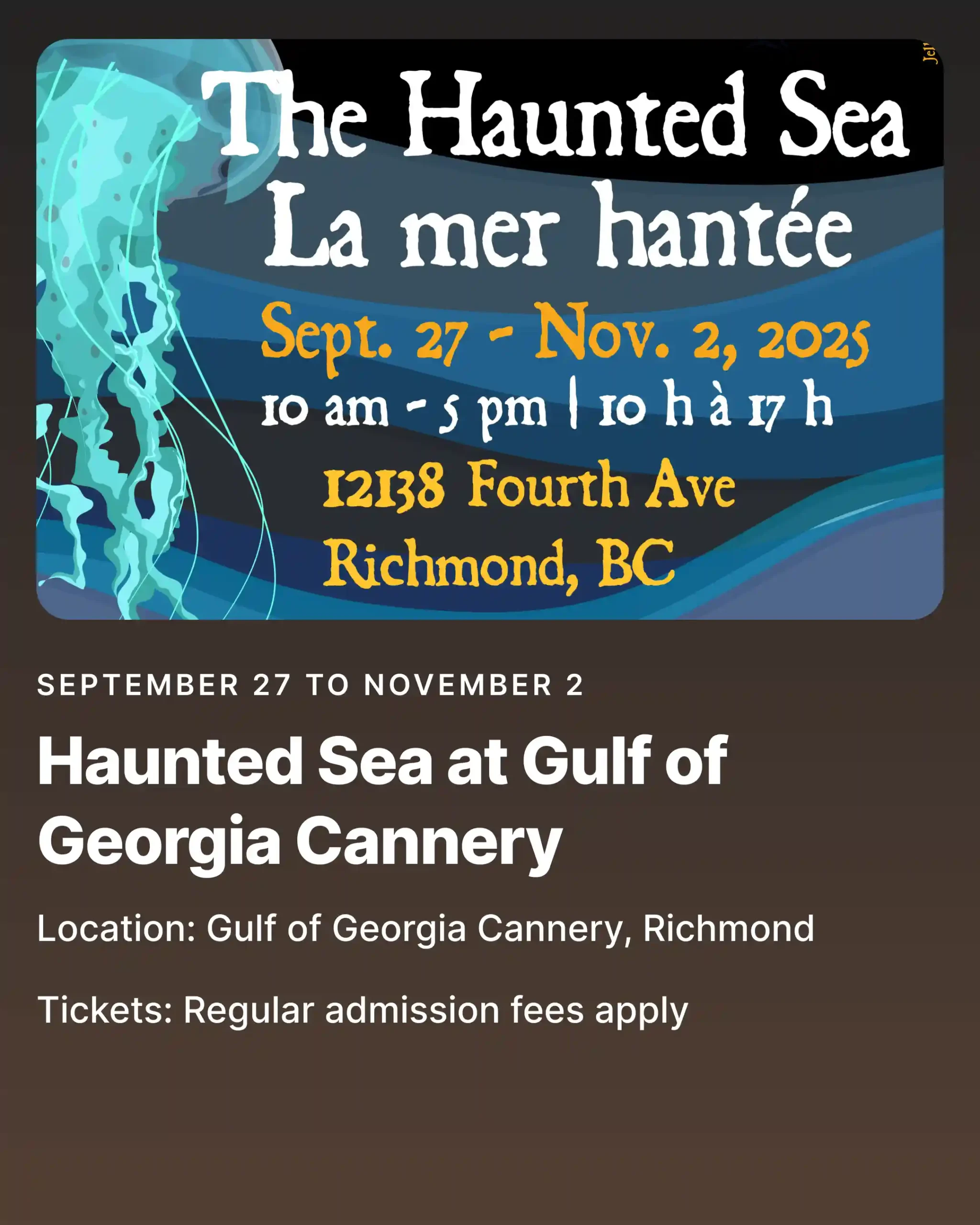 Haunted Sea at Gulf of Georgia Cannery