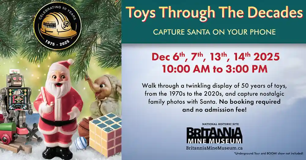 Santa Pictures Britannia Mine Museum