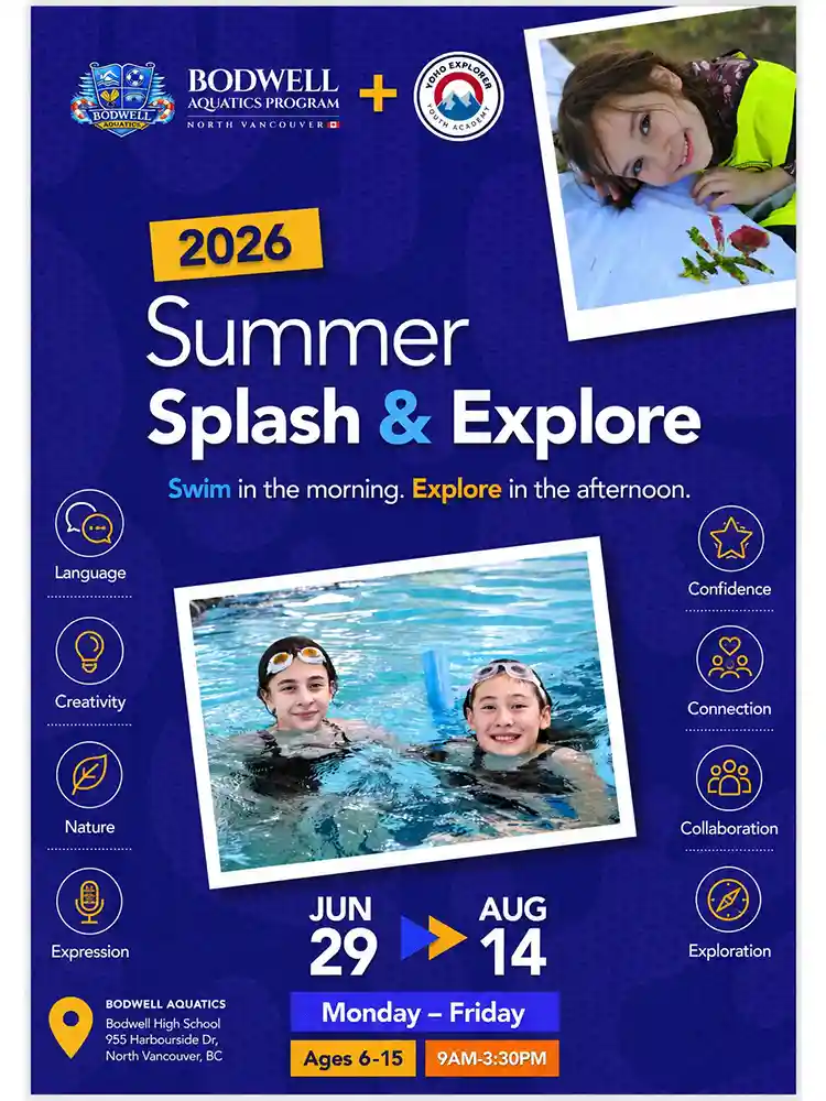 Yoho Explorer Youth Academy Summer Camps in North Vancouver