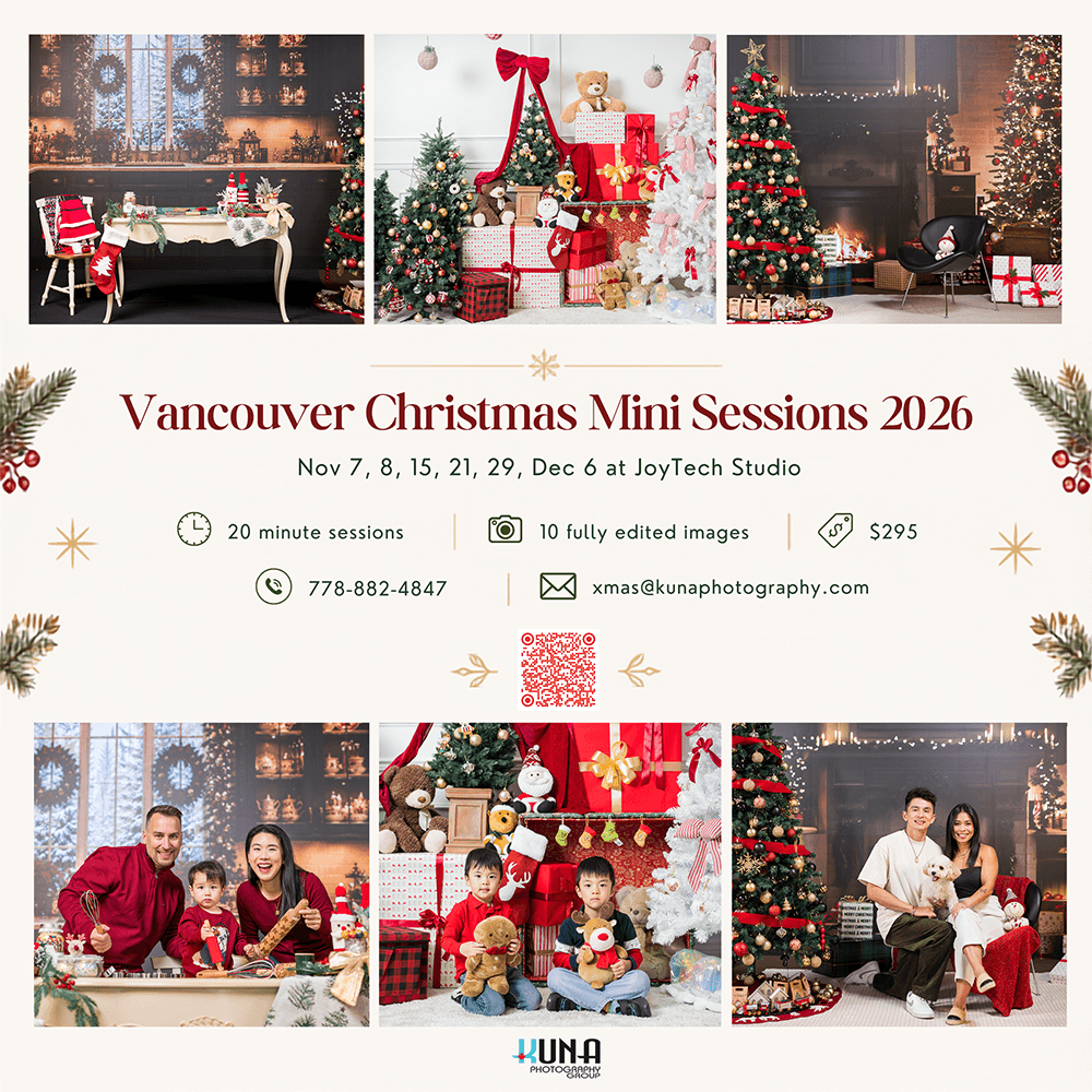 Kuna Mini Sessions in Metro Vancouver for Fall and Christmas